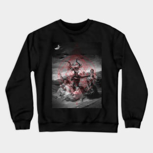 Witches and their king Crewneck Sweatshirt